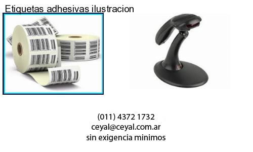 Etiquetas adhesivas ilustracion