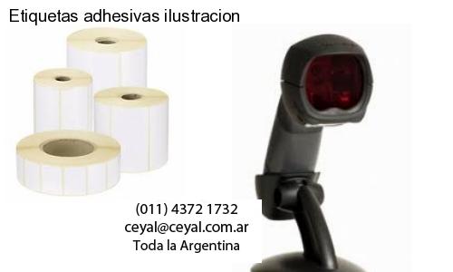 Etiquetas adhesivas ilustracion