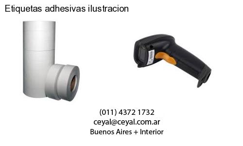 Etiquetas adhesivas ilustracion