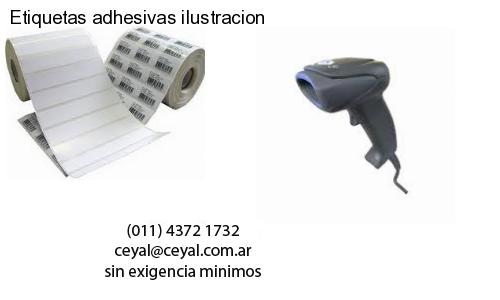 Etiquetas adhesivas ilustracion