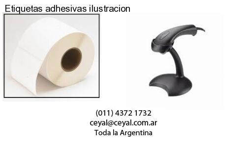 Etiquetas adhesivas ilustracion