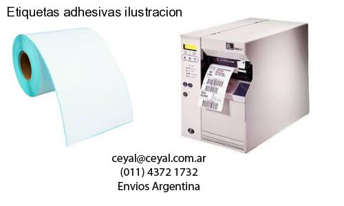 Etiquetas adhesivas ilustracion