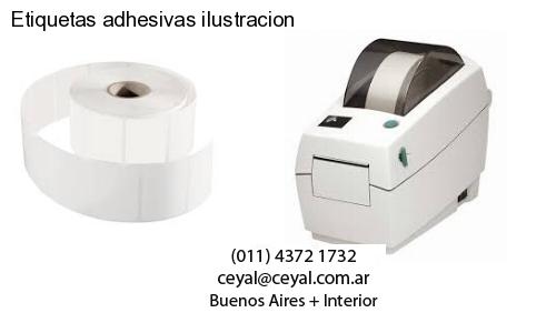 Etiquetas adhesivas ilustracion