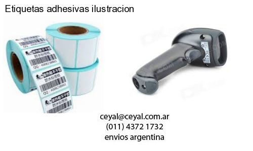 Etiquetas adhesivas ilustracion