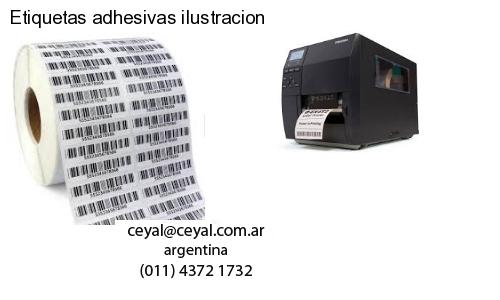Etiquetas adhesivas ilustracion