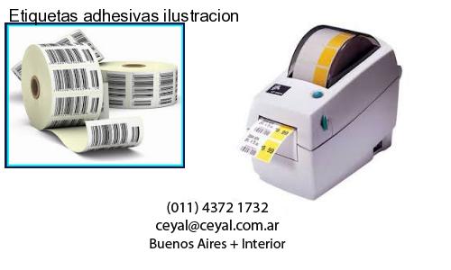 Etiquetas adhesivas ilustracion