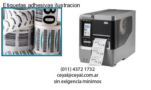 Etiquetas adhesivas ilustracion