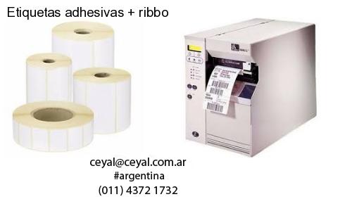 Etiquetas adhesivas   ribbo