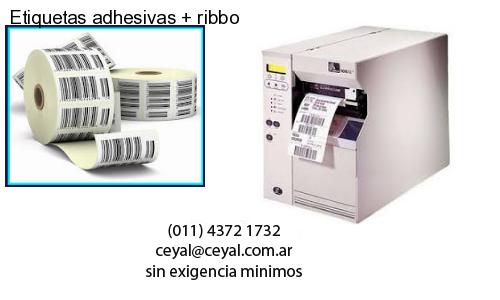 Etiquetas adhesivas   ribbo