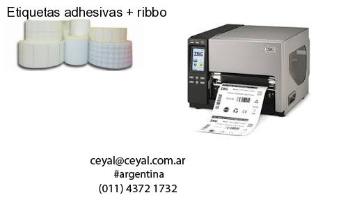 Etiquetas adhesivas   ribbo