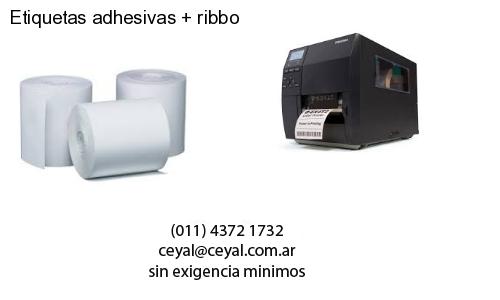 Etiquetas adhesivas   ribbo