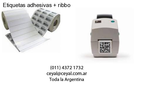 Etiquetas adhesivas   ribbo