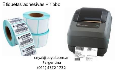 Etiquetas adhesivas   ribbo