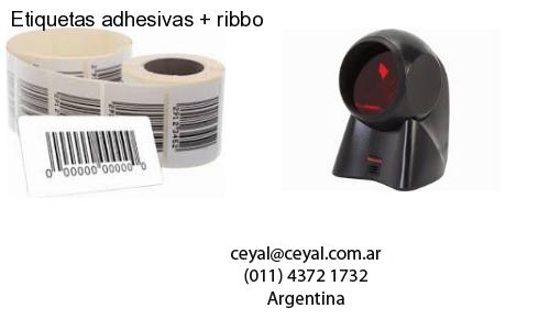 Etiquetas adhesivas   ribbo