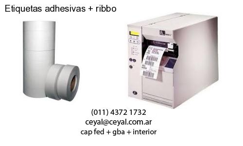 Etiquetas adhesivas ribbo