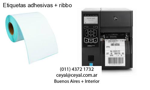 Etiquetas adhesivas   ribbo