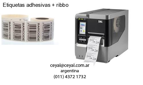 Etiquetas adhesivas   ribbo