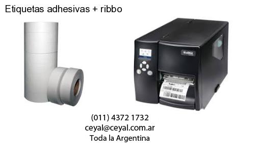 Etiquetas adhesivas   ribbo