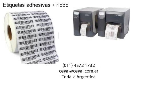 Etiquetas adhesivas   ribbo