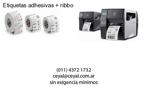 Etiquetas adhesivas   ribbo