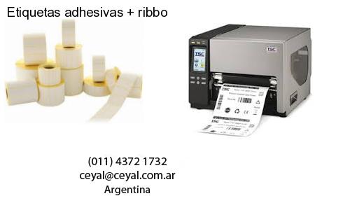 Etiquetas adhesivas   ribbo