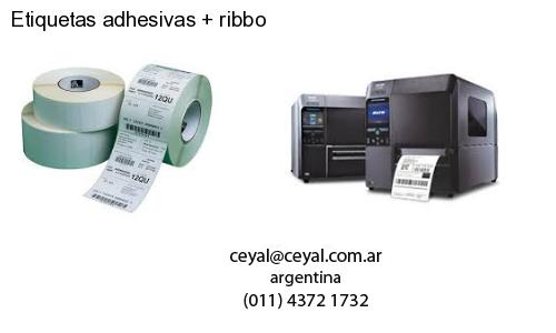 Etiquetas adhesivas   ribbo