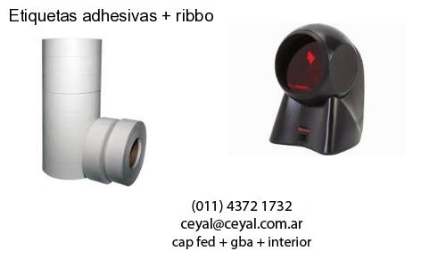 Etiquetas adhesivas   ribbo