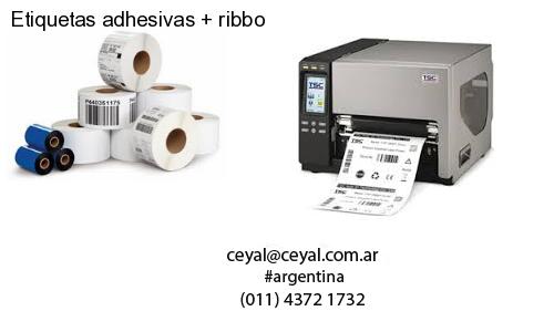 Etiquetas adhesivas   ribbo