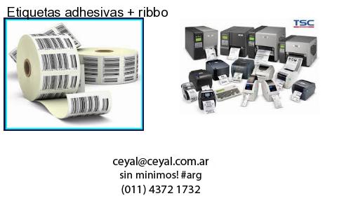 Etiquetas adhesivas   ribbo