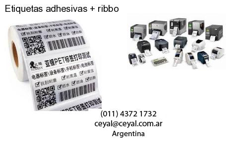 Etiquetas adhesivas   ribbo