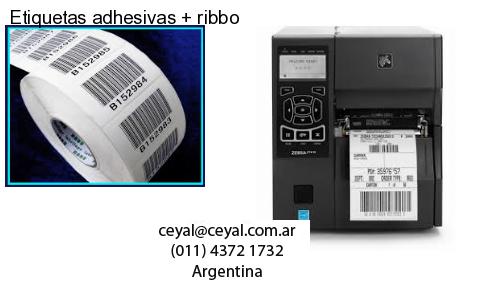 Etiquetas adhesivas   ribbo