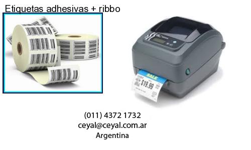 Etiquetas adhesivas   ribbo