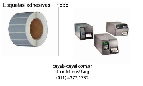 Etiquetas adhesivas   ribbo