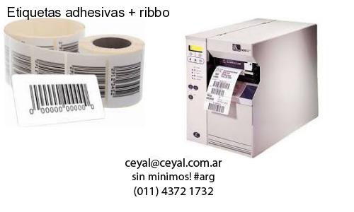 Etiquetas adhesivas   ribbo
