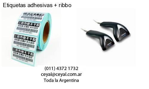 Etiquetas adhesivas   ribbo