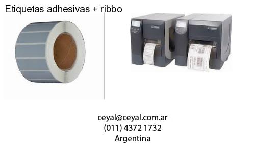 Etiquetas adhesivas   ribbo
