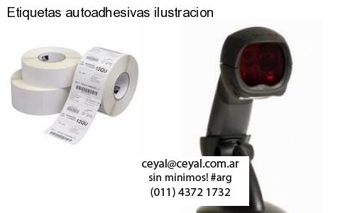 Etiquetas autoadhesivas ilustracion