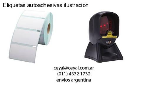 Etiquetas autoadhesivas ilustracion