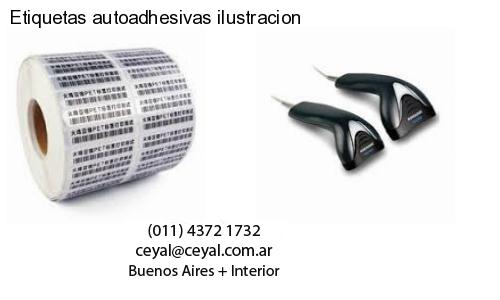 Etiquetas autoadhesivas ilustracion