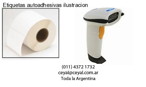 Etiquetas autoadhesivas ilustracion