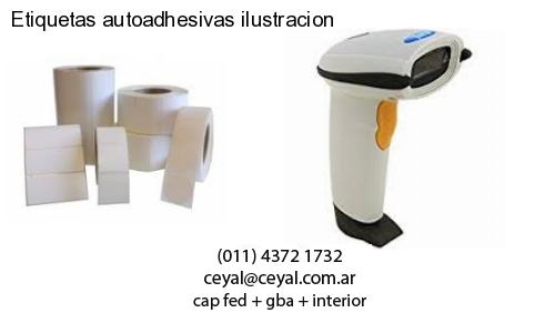 Etiquetas autoadhesivas ilustracion