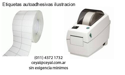 Etiquetas autoadhesivas ilustracion