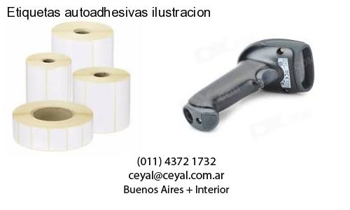 Etiquetas autoadhesivas ilustracion