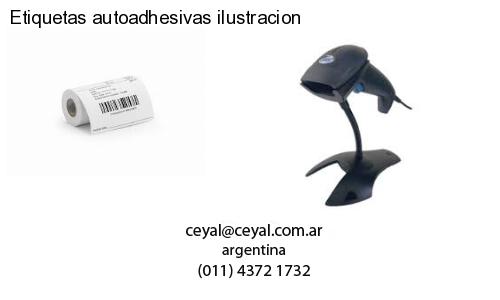 Etiquetas autoadhesivas ilustracion
