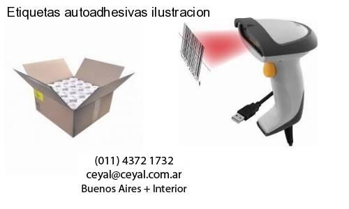 Etiquetas autoadhesivas ilustracion