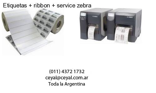 Etiquetas   ribbon   service zebra