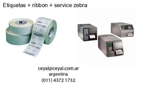 Etiquetas   ribbon   service zebra