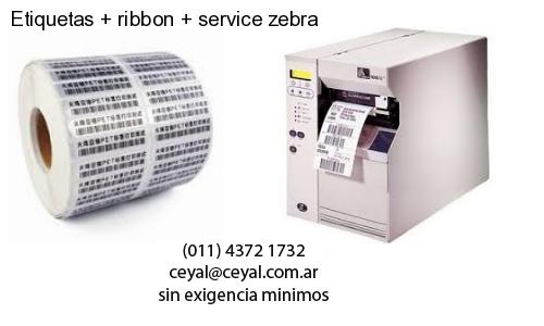 Etiquetas   ribbon   service zebra