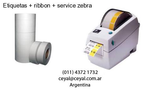 Etiquetas   ribbon   service zebra