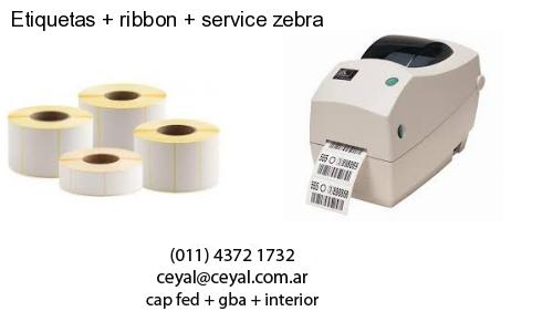 Etiquetas   ribbon   service zebra